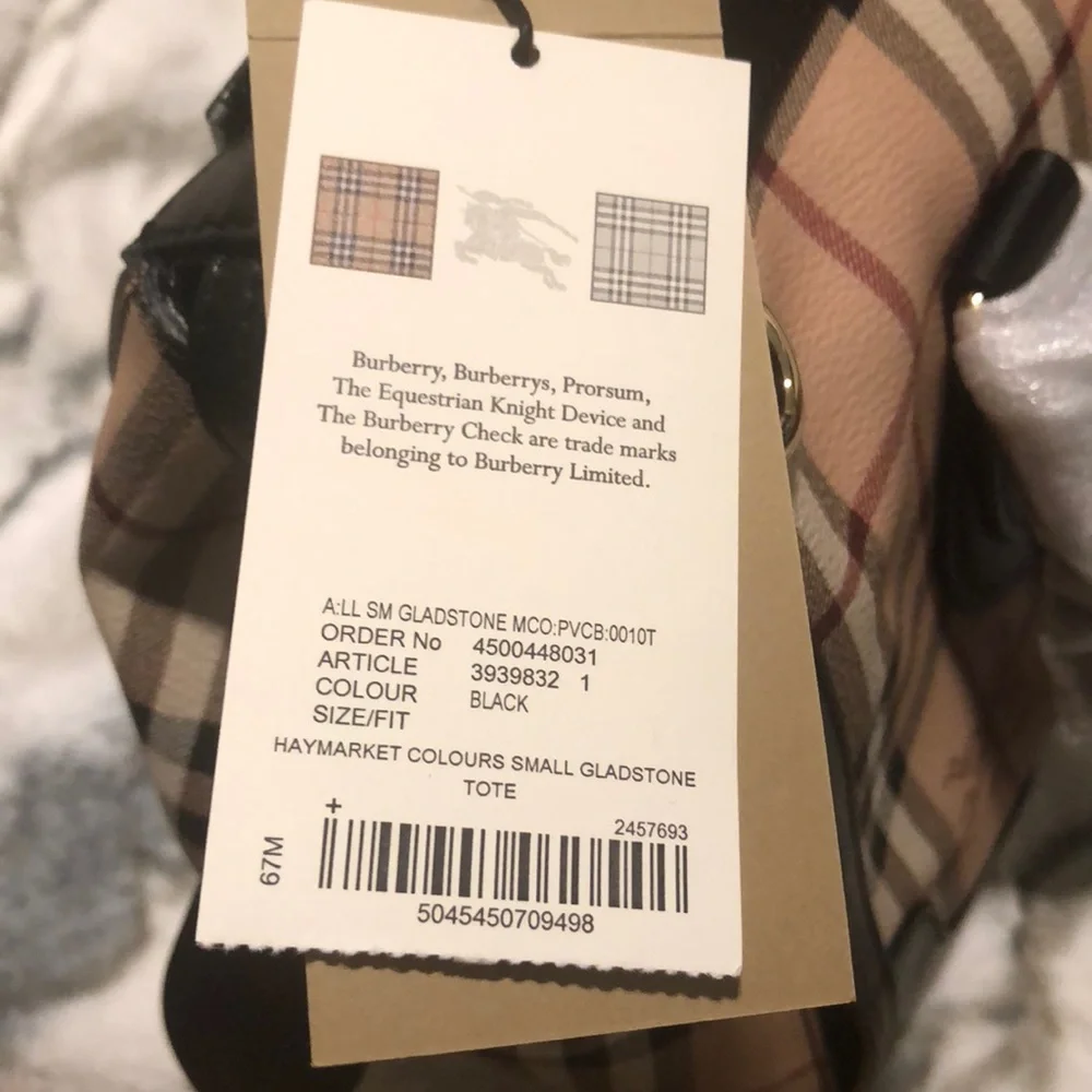 💙AUTHENTIC BURBERRY HAYMARKET GLADSTONE PURSE💙 - Picture 5 of 5